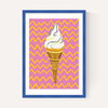 Ice Cream Pink Zigzag