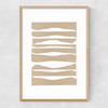 Waves by Anna Mainz Narrow Oak Frame