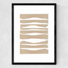 Waves by Anna Mainz Medium Black Frame