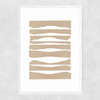 Waves by Anna Mainz Narrow White Frame