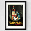 Campari Wide Black Frame