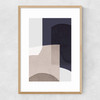 Abstract XII Narrow Oak Frame
