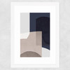 Abstract XII Wide White Frame