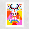 Love Is Love by Ana Jaks Narrow White Frame