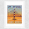 San Fran Wide White Frame