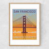 San Fran Narrow Oak Frame