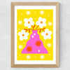 Flowers in my Vase by Ana Jaks Wide Oak Frame