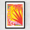 Summer Breeze Medium Black Frame