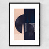 Dots II Narrow Black Frame
