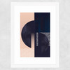 Dots II Wide White Frame