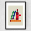 I vini d'Italia Medium Black Frame