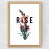 Rise Up by The 13 Prints Wide Oak Frame