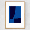 Oak and Blue Medium Oak Frame