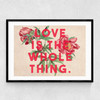 Love Is The Whole Thing II Narrow Black Frame