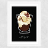 Affogato Wide White Frame