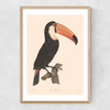 Toucan by Aster Narrow Oak Frame