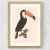 Toucan by Aster Wide Oak Frame