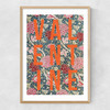 Valentine by The 13 Prints Narrow Oak Frame