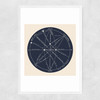Meridians by Aster Narrow White Frame