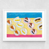 Table of Dessert After Wayne Thiebaud Medium White Frame