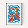 Langoustines on Blue Wavey