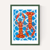 Langoustines on Blue Wavey