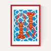 Langoustines on Blue Wavey