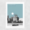 Liverpool Cityscape by Becks Norf Design