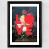 LOVE Wide Black Frame