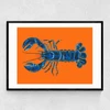 Lobster on Orange