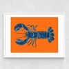 Lobster on Orange