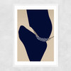 Form XVIII Narrow White Frame