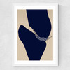 Form XVIII Medium White Frame