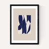 Blue Lined Shapes II