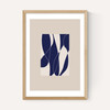 Blue Lined Shapes II