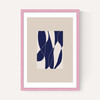 Blue Lined Shapes II