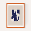 Blue Lined Shapes II