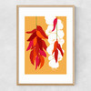 Ristras Narrow Oak Frame