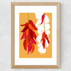 Ristras Wide Oak Frame