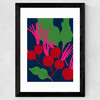 Beetroot Wide Black Frame