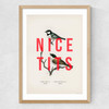 Nice Tits Medium Oak Frame