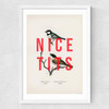 Nice Tits Medium White Frame