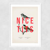 Nice Tits Narrow White Frame