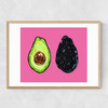 Avocados Narrow Oak Frame
