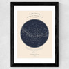 Carte du Ciel by Aster Wide Black Frame