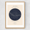 Carte du Ciel by Aster Medium Oak Frame