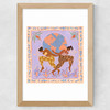 Women Rule the World Wide Oak Frame