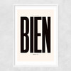 Bien Narrow White Frame