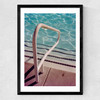 Palm Springs Pool Day IV Medium Black Frame