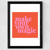 Make Your Own Magic Wide Black Frame